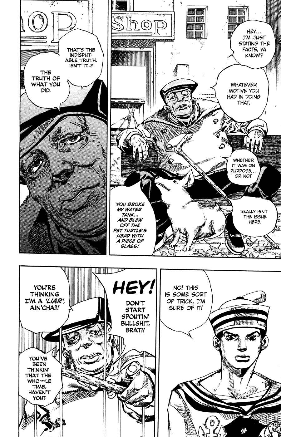 JoJo's Bizarre Adventure Part 8 – JoJolion Chapter 19 page 13