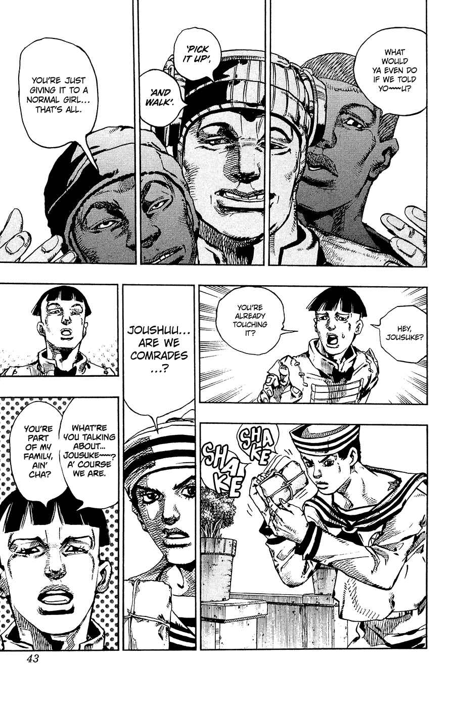 JoJo's Bizarre Adventure Part 8 – JoJolion Chapter 19 page 40