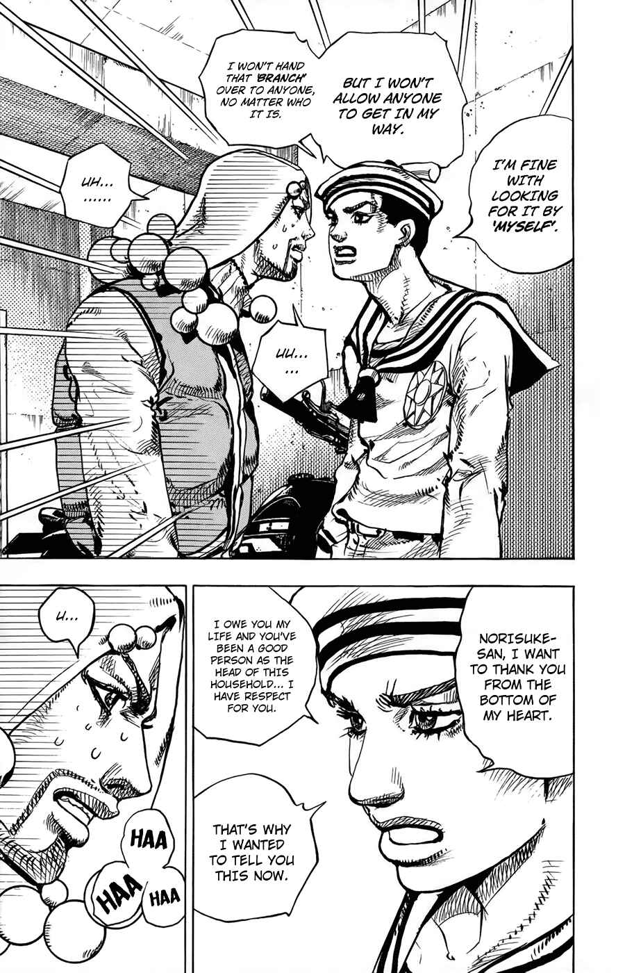 JoJo's Bizarre Adventure Part 8 – JoJolion Chapter 59 page 21