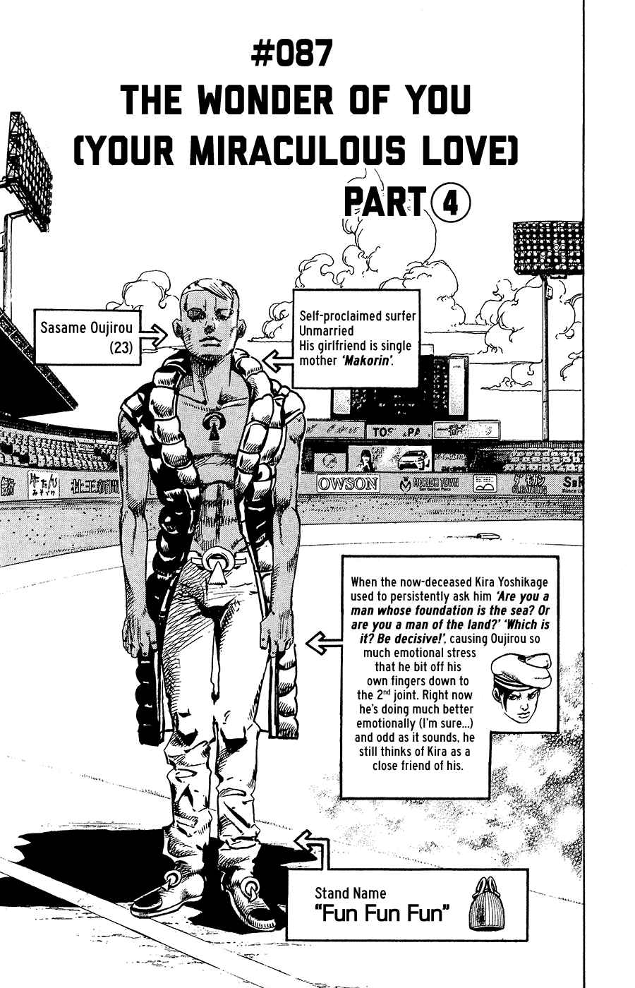 JoJo's Bizarre Adventure Part 8 – JoJolion Chapter 87 page 9