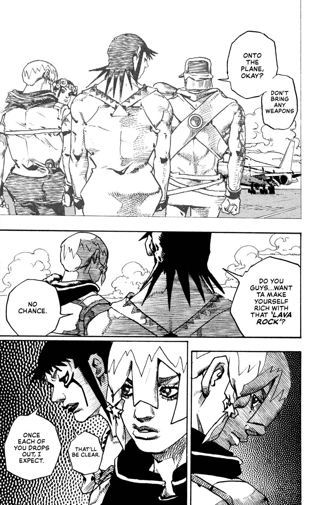 JoJo's Bizarre Adventure Part 9 – The JOJOLands Chapter 12 page 17