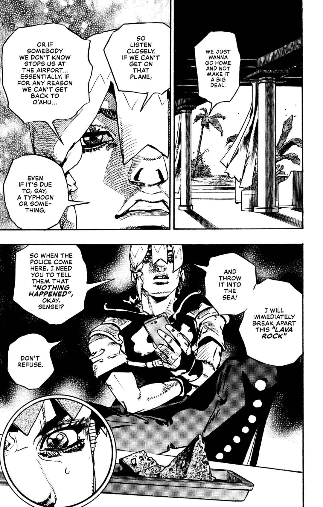JoJo's Bizarre Adventure Part 9 – The JOJOLands Chapter 5 page 35