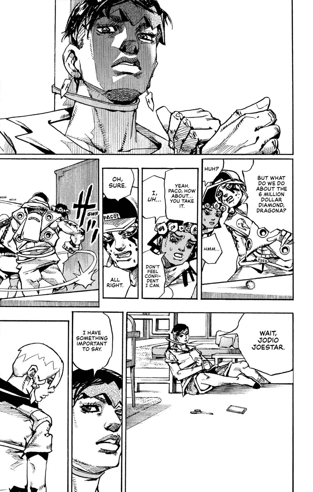 JoJo's Bizarre Adventure Part 9 – The JOJOLands Chapter 5 page 39