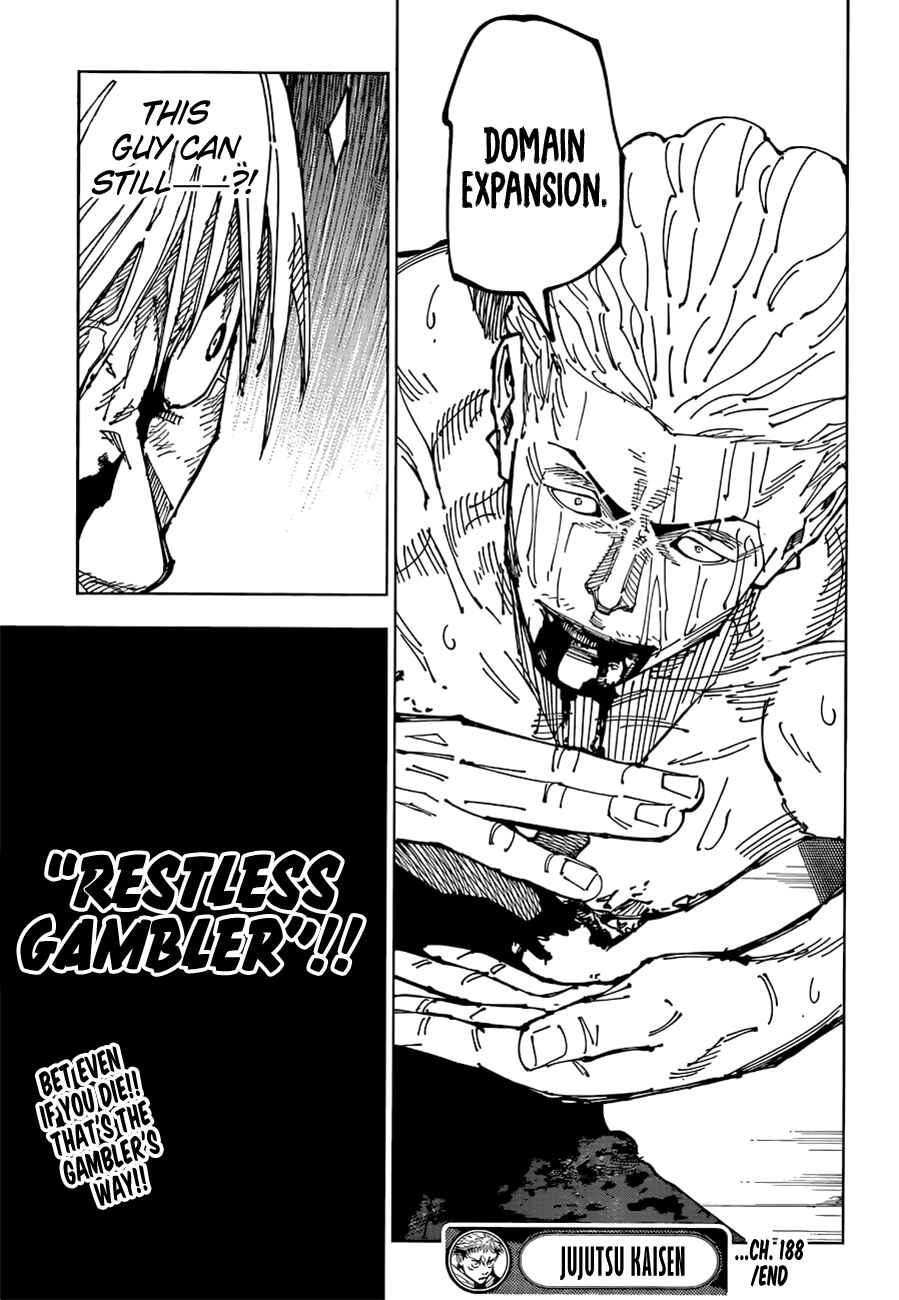 Jujutsu Kaisen Chapter 188 page 16
