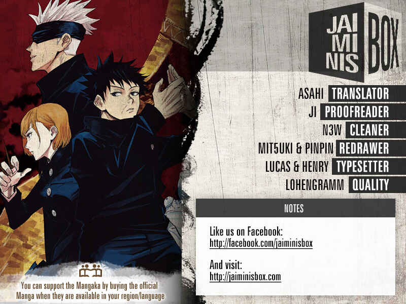 Jujutsu Kaisen Chapter 20 page 1