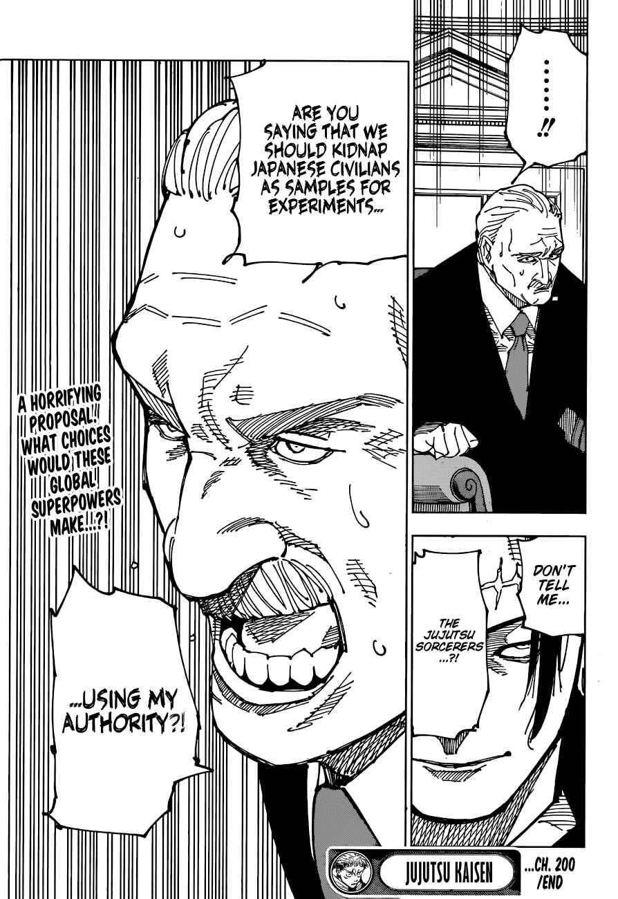 Jujutsu Kaisen Chapter 200 page 19