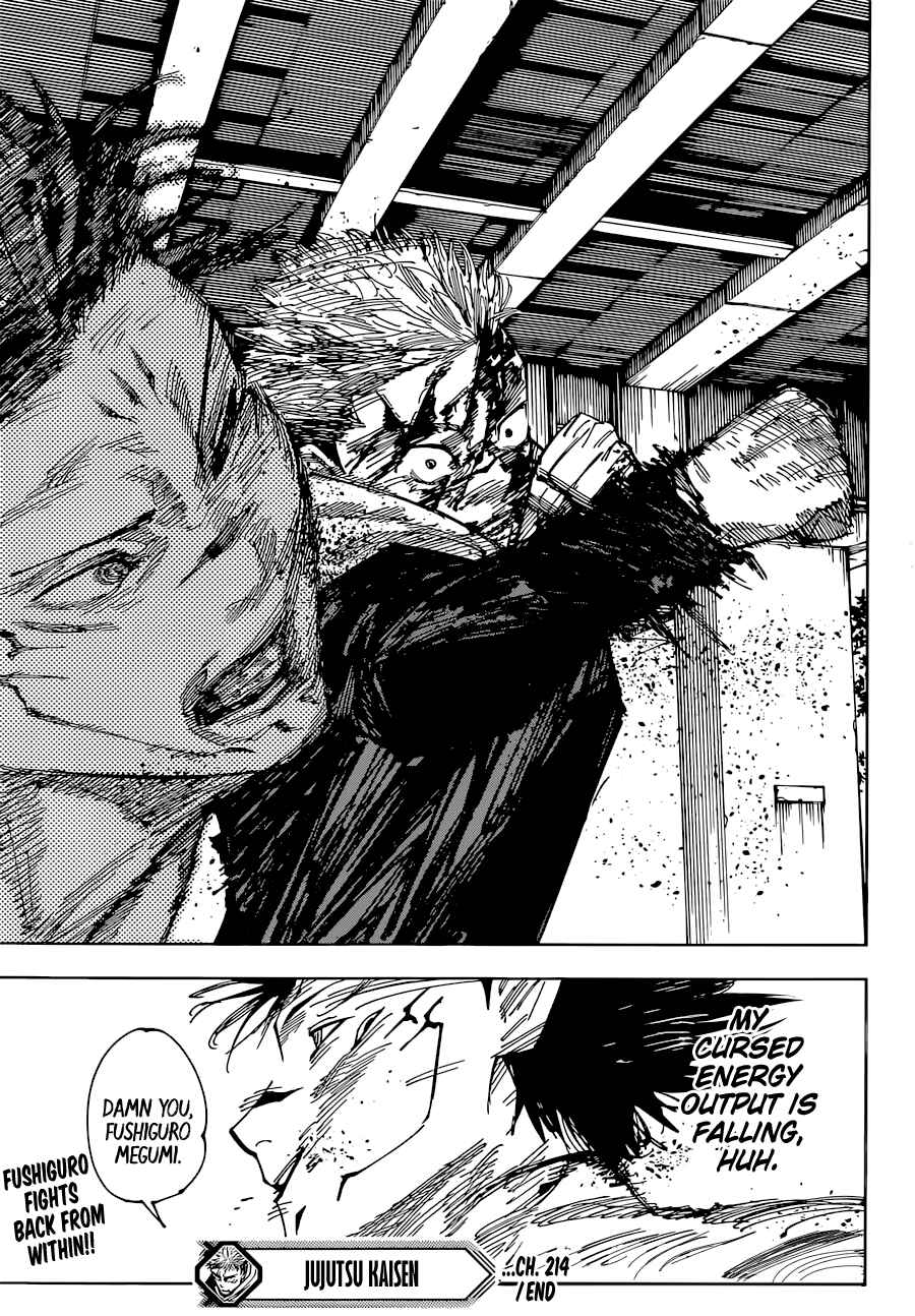 Jujutsu Kaisen Chapter 214 page 17