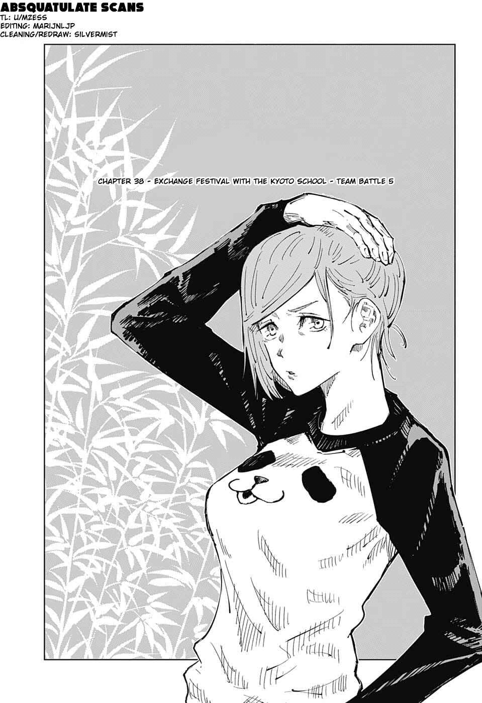 Jujutsu Kaisen Chapter 38 page 0