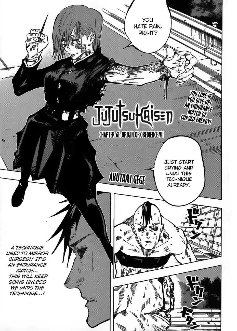 Jujutsu Kaisen Chapter 61 page 0