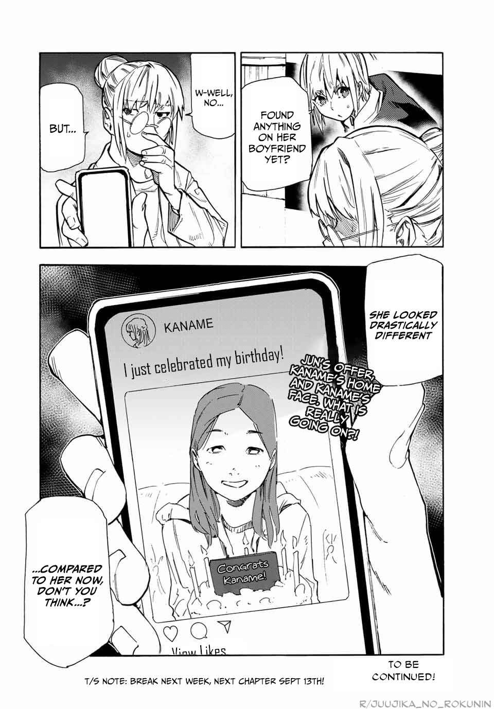 Juujika no Rokunin Chapter 143 page 19