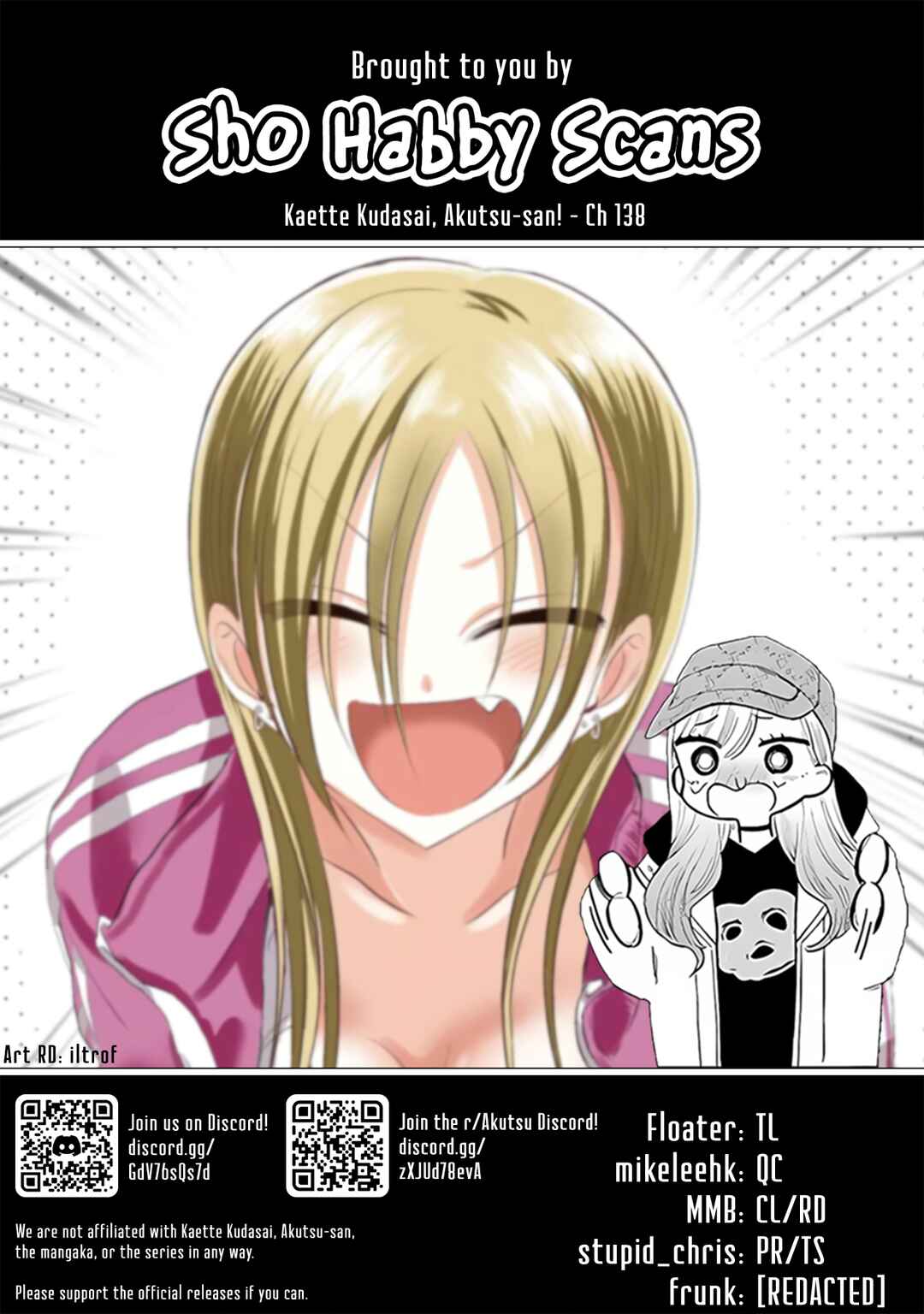 Kaette Kudasai! Akutsu-san Chapter 138 page 9