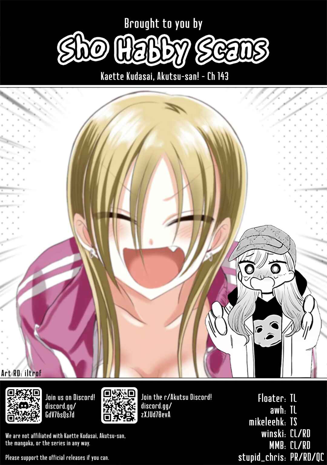 Kaette Kudasai! Akutsu-san Chapter 143 page 10