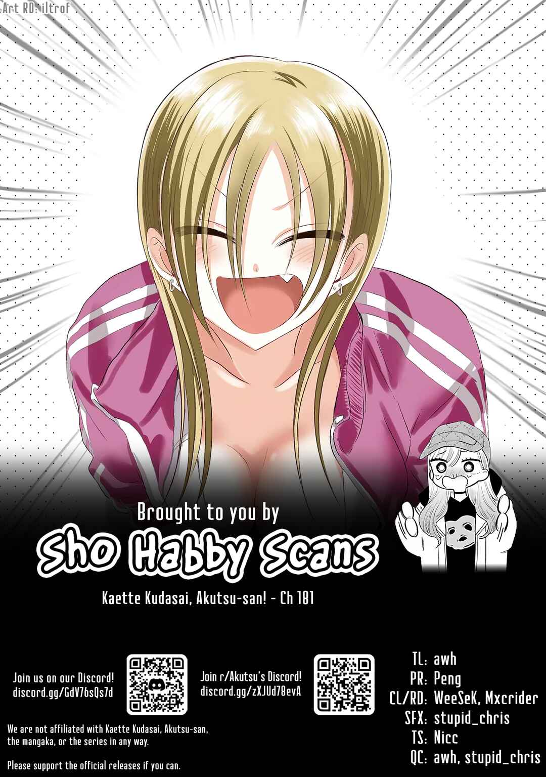 Kaette Kudasai! Akutsu-san Chapter 181 page 6