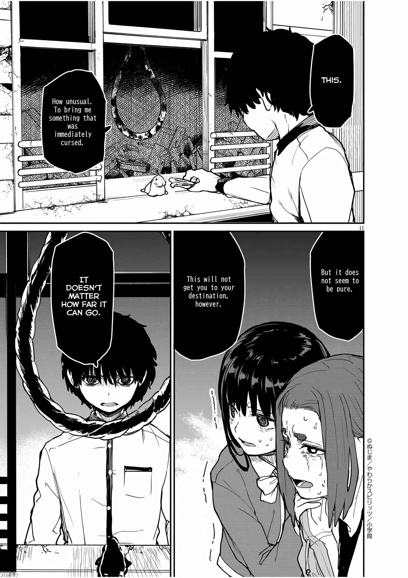 Kaii to Otome to Kamikakushi Chapter 26 page 11