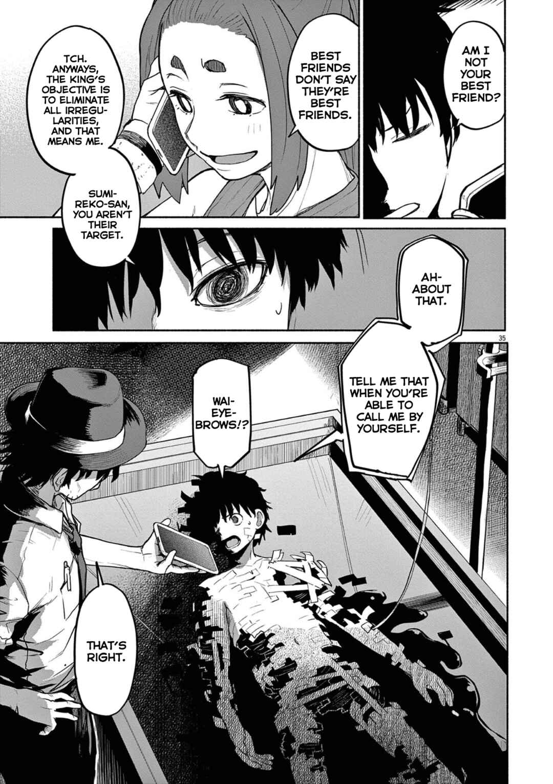 Kaii to Otome to Kamikakushi Chapter 47 page 5