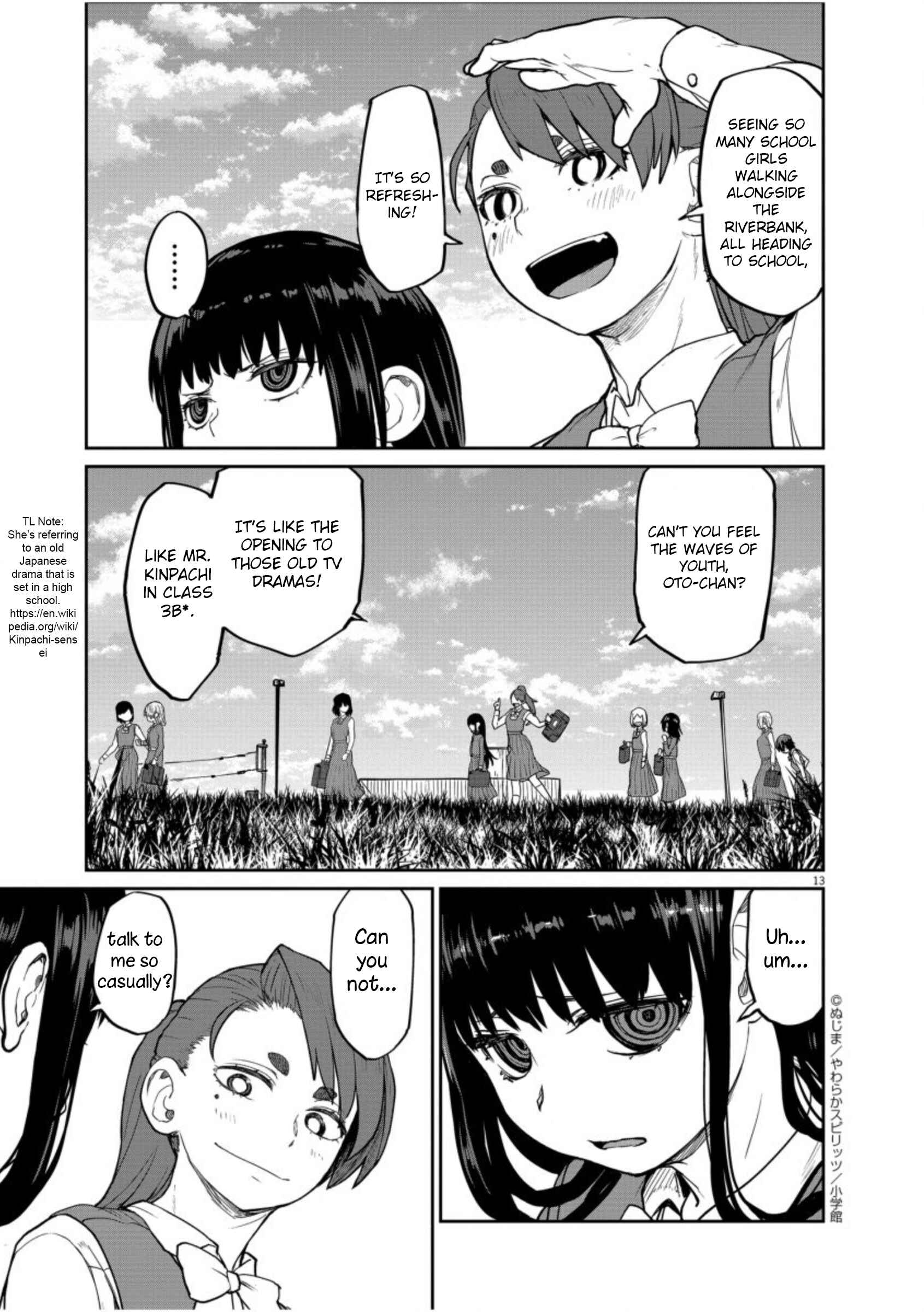 Kaii to Otome to Kamikakushi Chapter 6 page 13