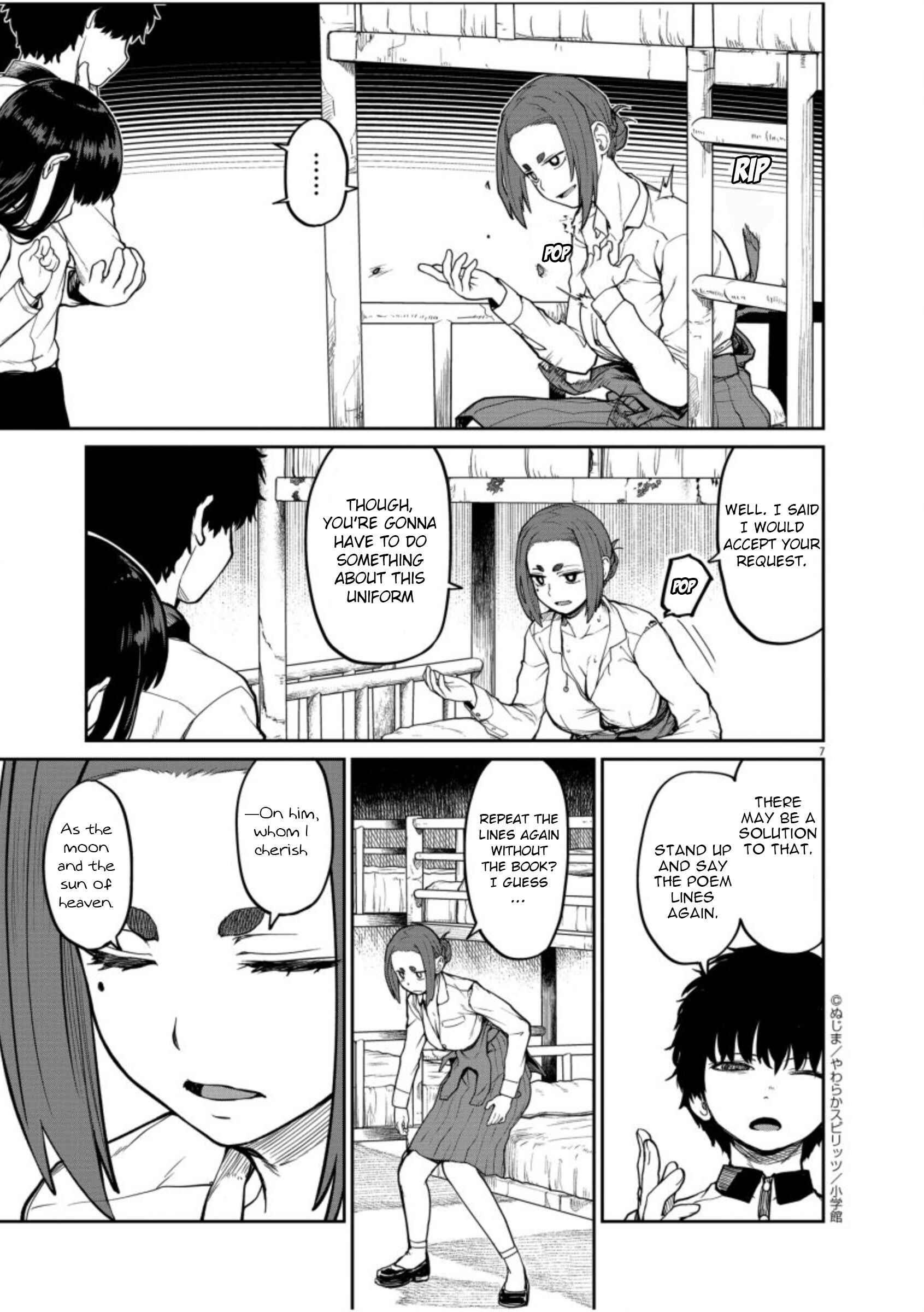 Kaii to Otome to Kamikakushi Chapter 6 page 7