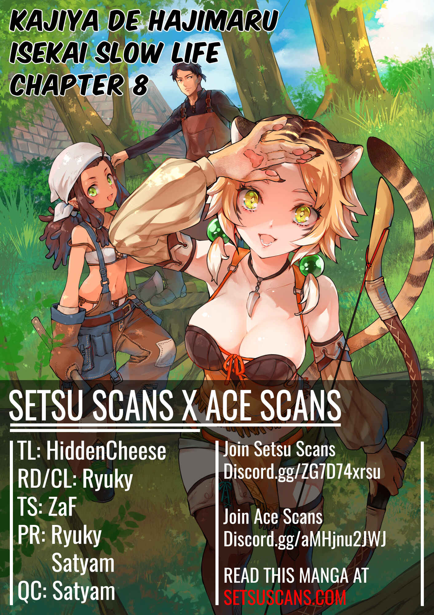 Kajiya de Hajimeru Isekai Slow Life Chapter 8 page 0