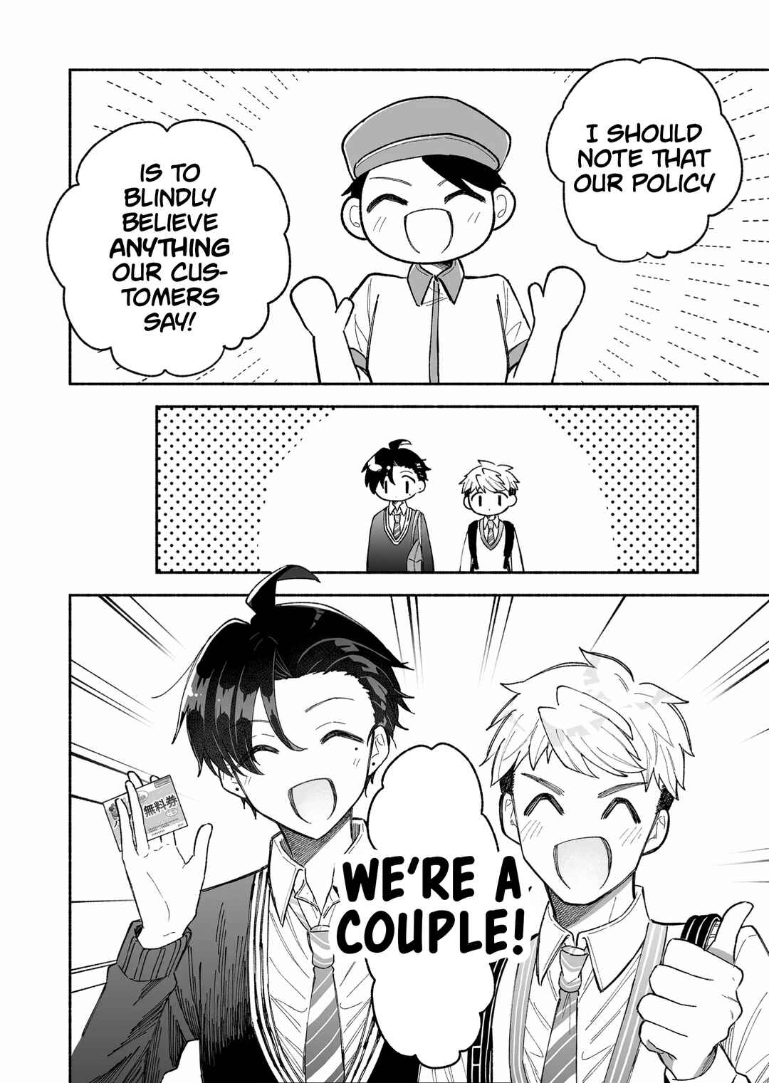 Kakkoii Onnanoko to 12-centi no Yakusoku Chapter 4 page 1