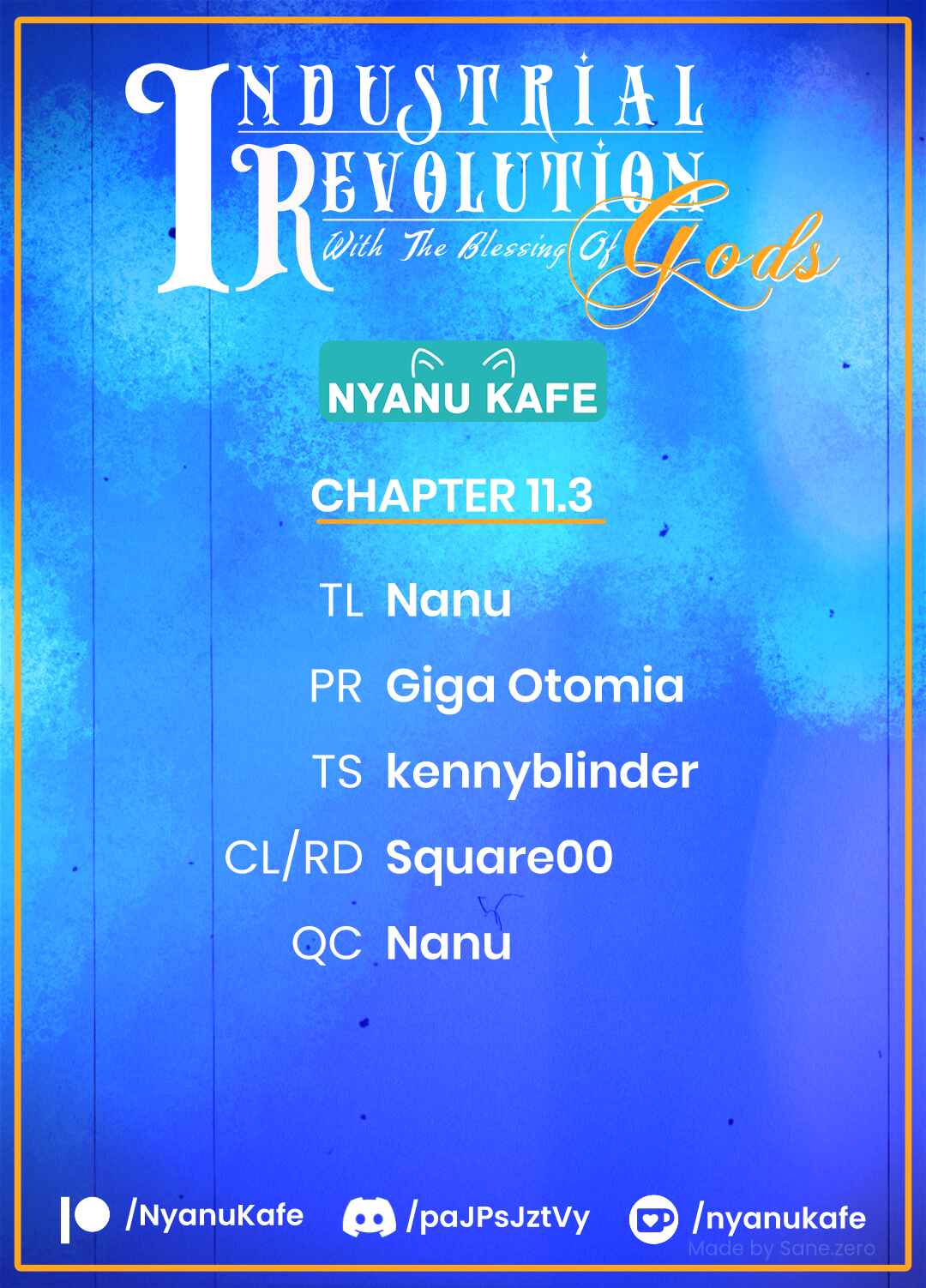 Kamigami no Kago de Seisan Kakumei ~Isekai no Katasumi de Mattari Slow Life Shi Tetara, Naze ka Tasaina Jinzai ga Atsumatte Saikyou Kokka ga Dekitemashita~ Chapter 11.3 page 0