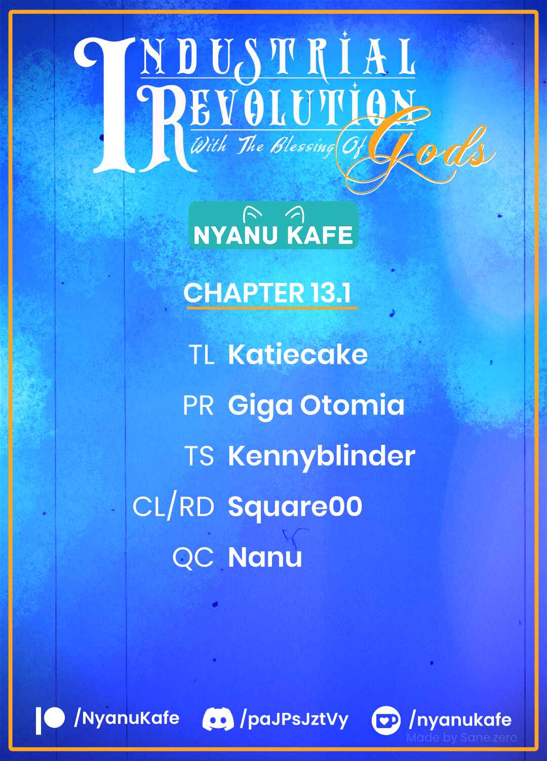 Kamigami no Kago de Seisan Kakumei ~Isekai no Katasumi de Mattari Slow Life Shi Tetara, Naze ka Tasaina Jinzai ga Atsumatte Saikyou Kokka ga Dekitemashita~ Chapter 13.1 page 0