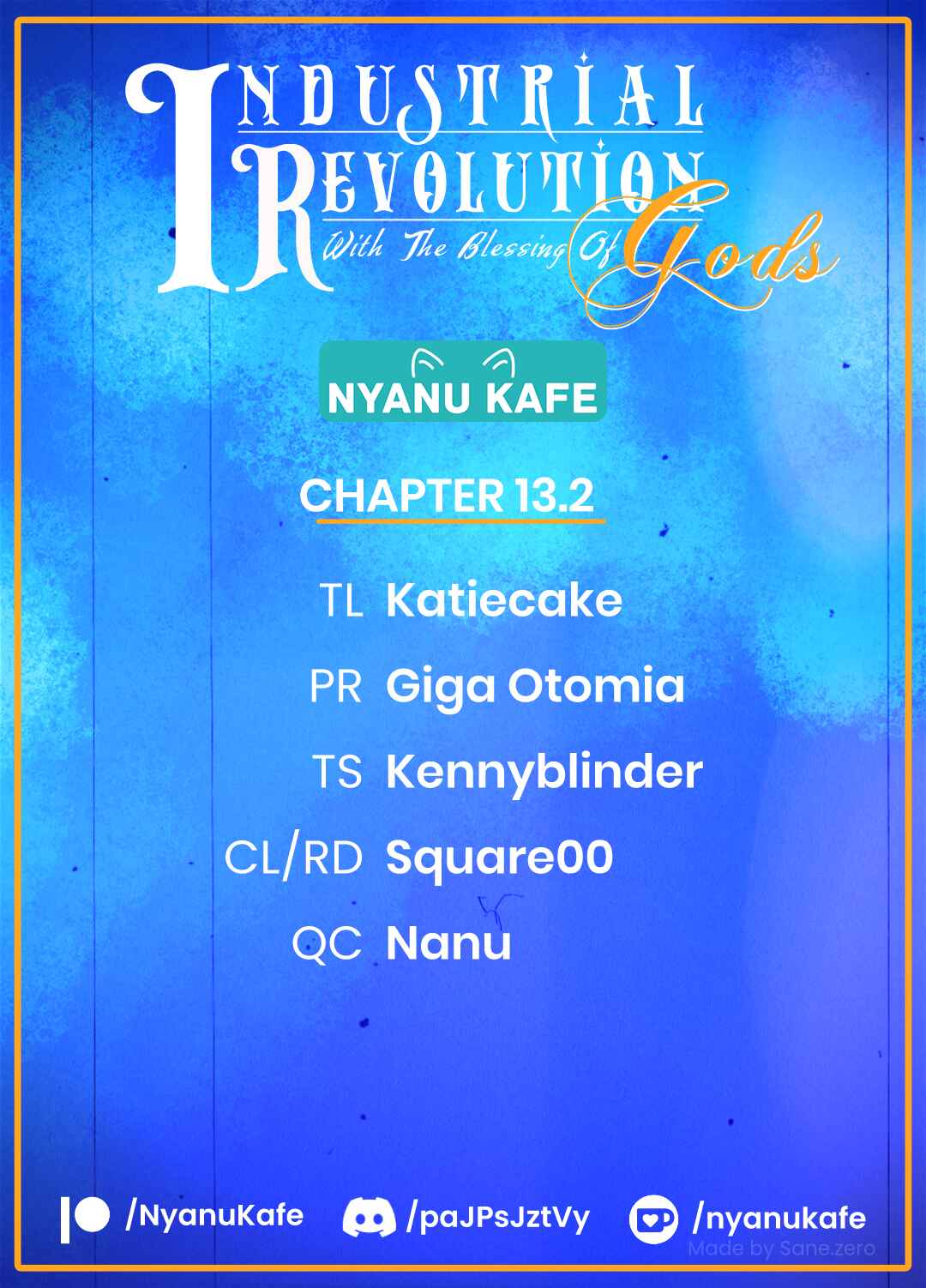 Kamigami no Kago de Seisan Kakumei ~Isekai no Katasumi de Mattari Slow Life Shi Tetara, Naze ka Tasaina Jinzai ga Atsumatte Saikyou Kokka ga Dekitemashita~ Chapter 13.2 page 0
