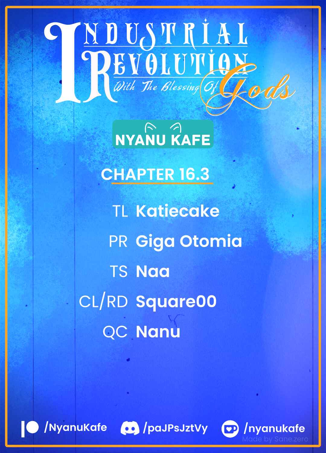 Kamigami no Kago de Seisan Kakumei ~Isekai no Katasumi de Mattari Slow Life Shi Tetara, Naze ka Tasaina Jinzai ga Atsumatte Saikyou Kokka ga Dekitemashita~ Chapter 16.3 page 0