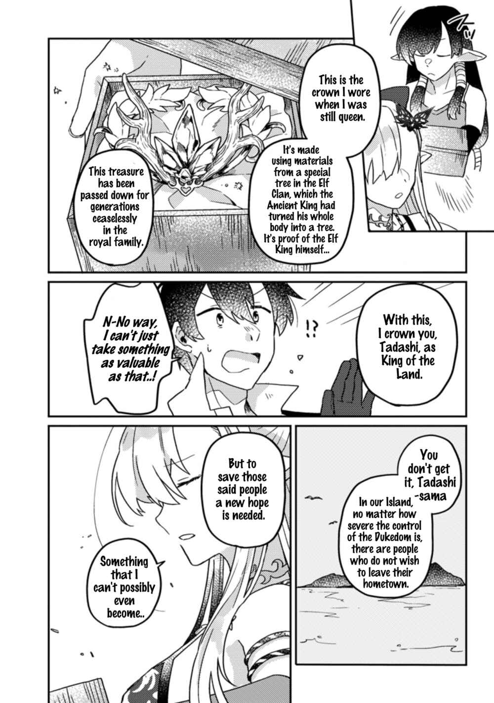 Kamigami no Kago de Seisan Kakumei ~Isekai no Katasumi de Mattari Slow Life Shi Tetara, Naze ka Tasaina Jinzai ga Atsumatte Saikyou Kokka ga Dekitemashita~ Chapter 6.1 page 6