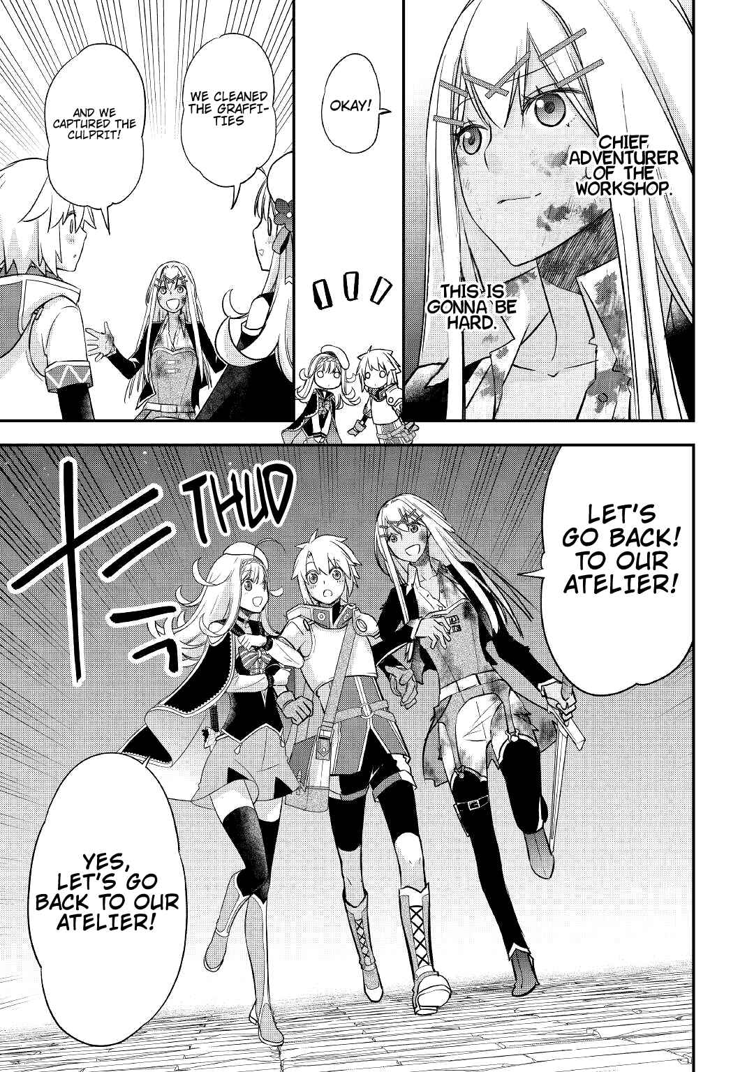 Kanchigai no Atelier Meister: Eiyuu Party no Moto Zatsuyougakari ga, Jitsu wa Sentou Igai ga SSS Rank Datta to Iu Yoku Aru Hanashi Chapter 24 page 19