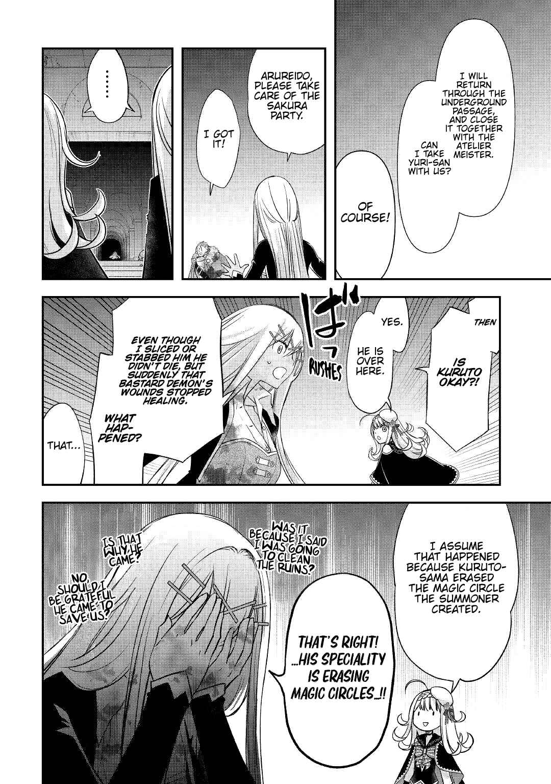 Kanchigai no Atelier Meister: Eiyuu Party no Moto Zatsuyougakari ga, Jitsu wa Sentou Igai ga SSS Rank Datta to Iu Yoku Aru Hanashi Chapter 24 page 8