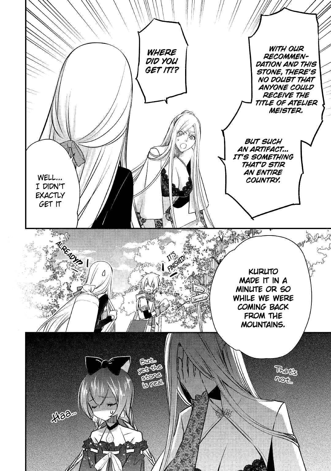 Kanchigai no Atelier Meister: Eiyuu Party no Moto Zatsuyougakari ga, Jitsu wa Sentou Igai ga SSS Rank Datta to Iu Yoku Aru Hanashi Chapter 7 page 17