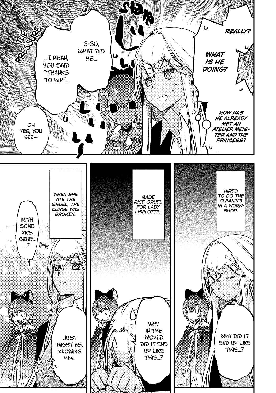 Kanchigai no Atelier Meister: Eiyuu Party no Moto Zatsuyougakari ga, Jitsu wa Sentou Igai ga SSS Rank Datta to Iu Yoku Aru Hanashi Chapter 7 page 8