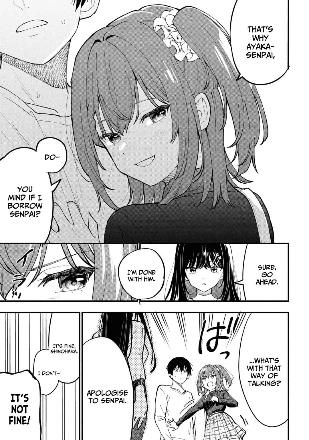 Kanojo ni Uwaki Sareteita Ore ga, Koakuma na Kouhai ni Natsukareteimasu Chapter 28 page 13