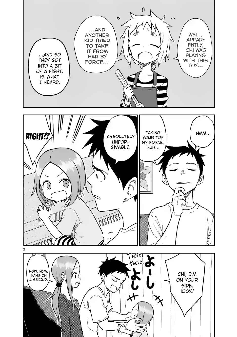 Karakai Jouzu no (Moto) Takagi-san Chapter 161 page 1