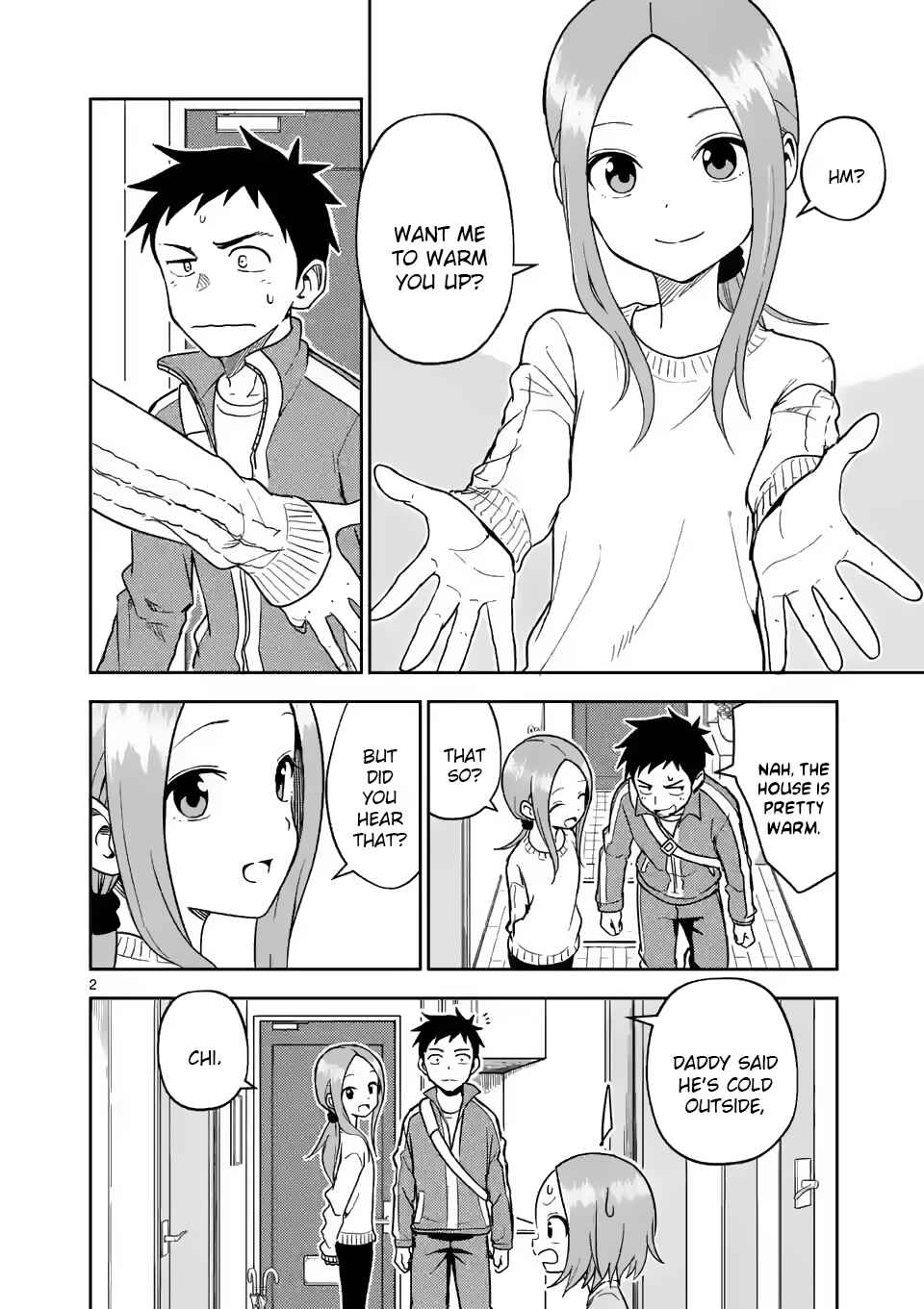 Karakai Jouzu no (Moto) Takagi-san Chapter 165 page 1