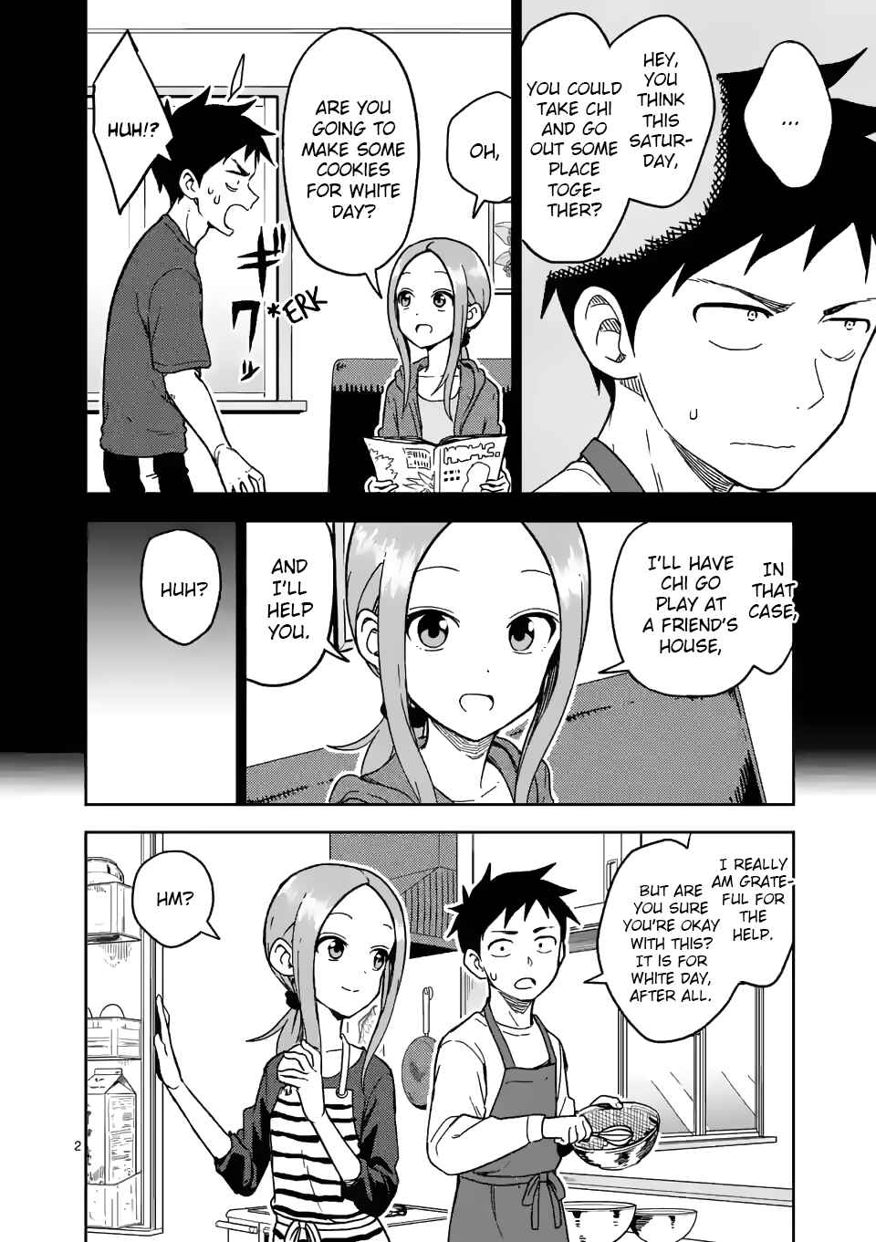 Karakai Jouzu no (Moto) Takagi-san Chapter 178 page 1