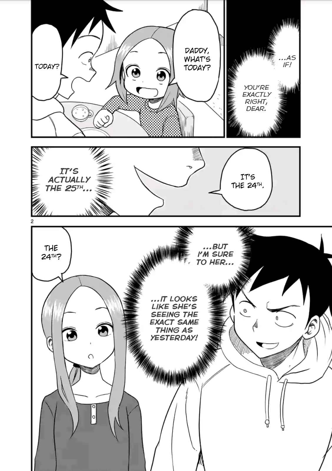 Karakai Jouzu no (Moto) Takagi-san Chapter 19 page 1