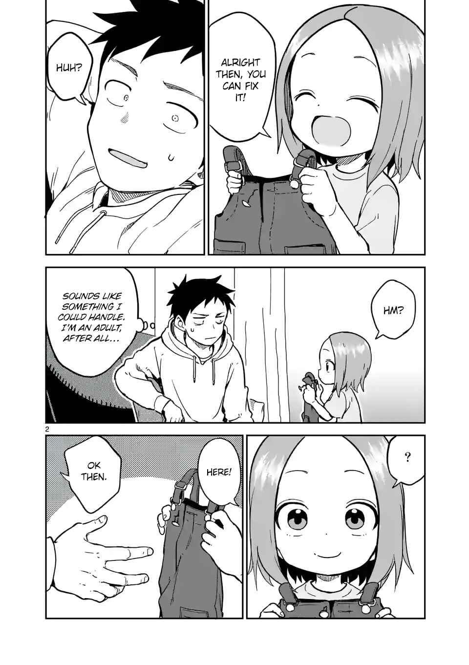 Karakai Jouzu no (Moto) Takagi-san Chapter 223 page 1