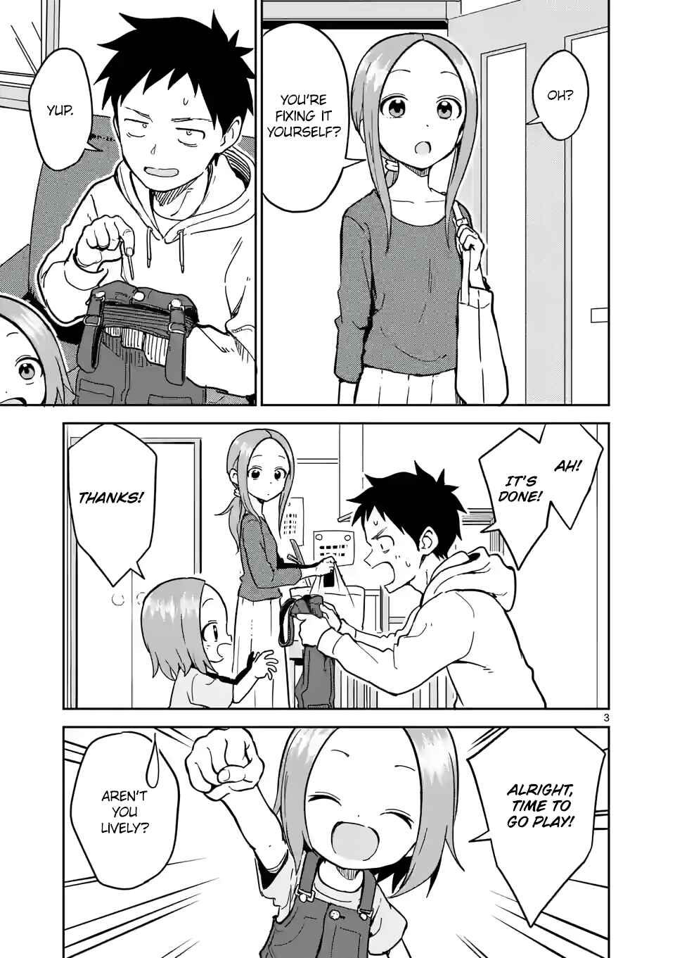 Karakai Jouzu no (Moto) Takagi-san Chapter 223 page 2