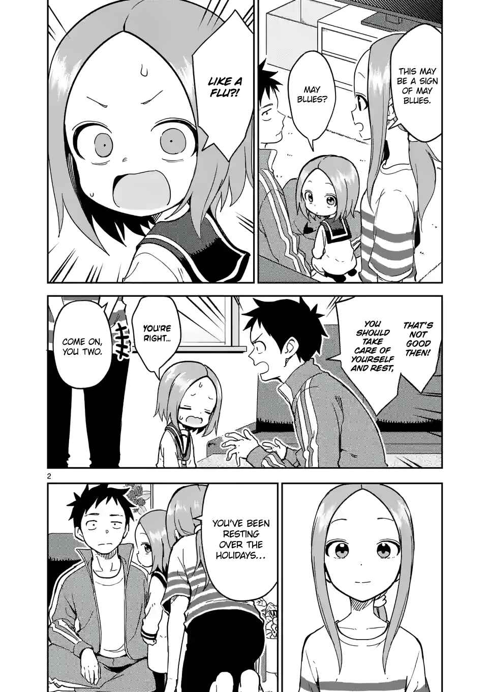Karakai Jouzu no (Moto) Takagi-san Chapter 229 page 1