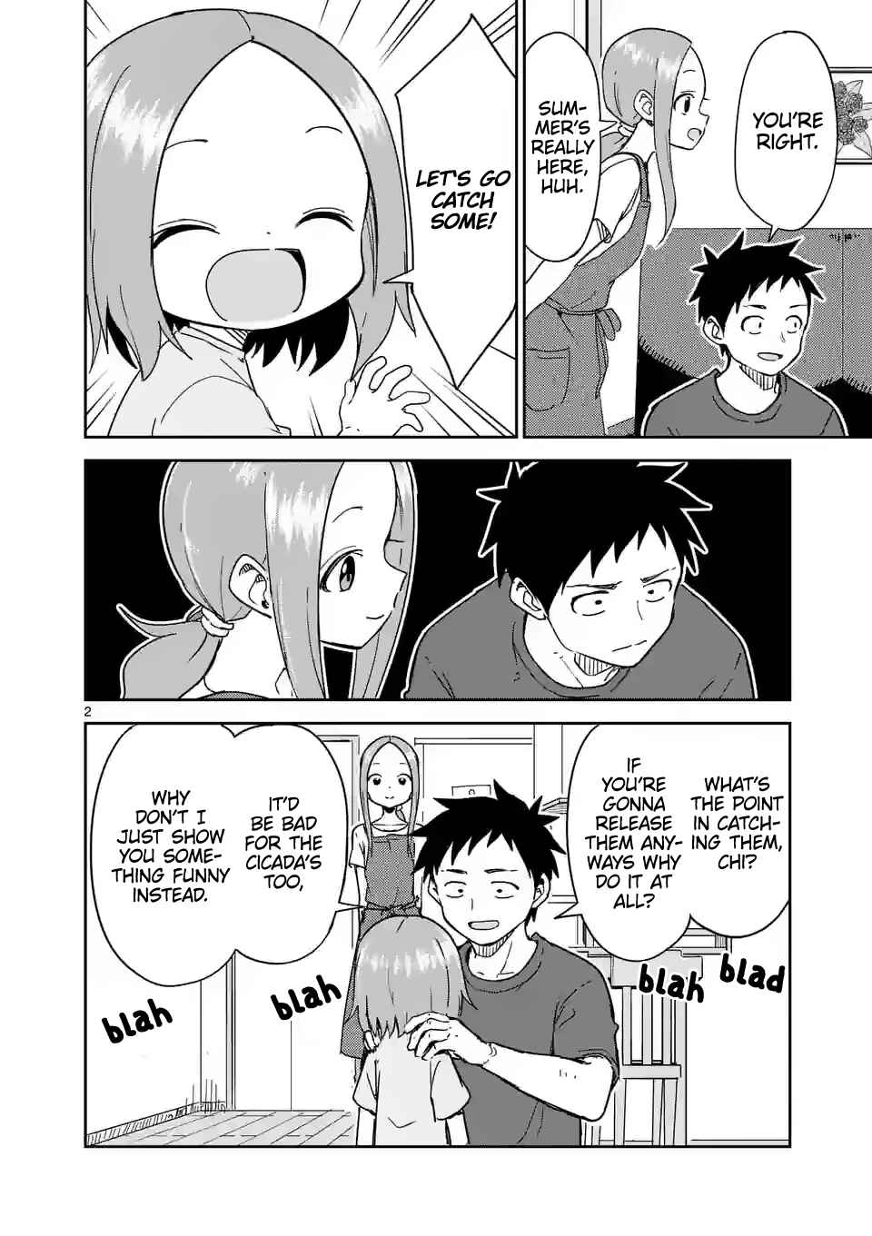 Karakai Jouzu no (Moto) Takagi-san Chapter 282 page 1