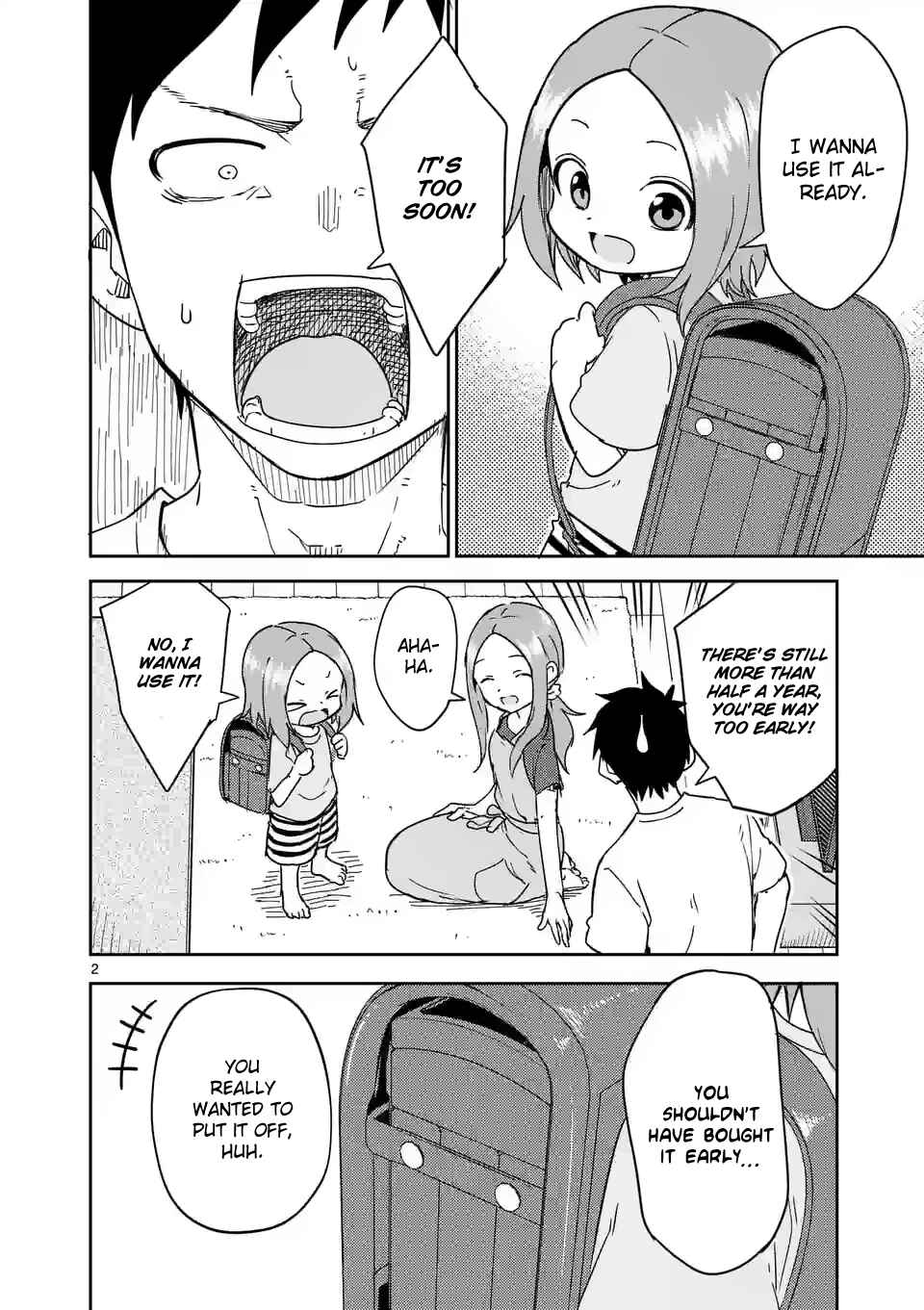 Karakai Jouzu no (Moto) Takagi-san Chapter 292 page 1