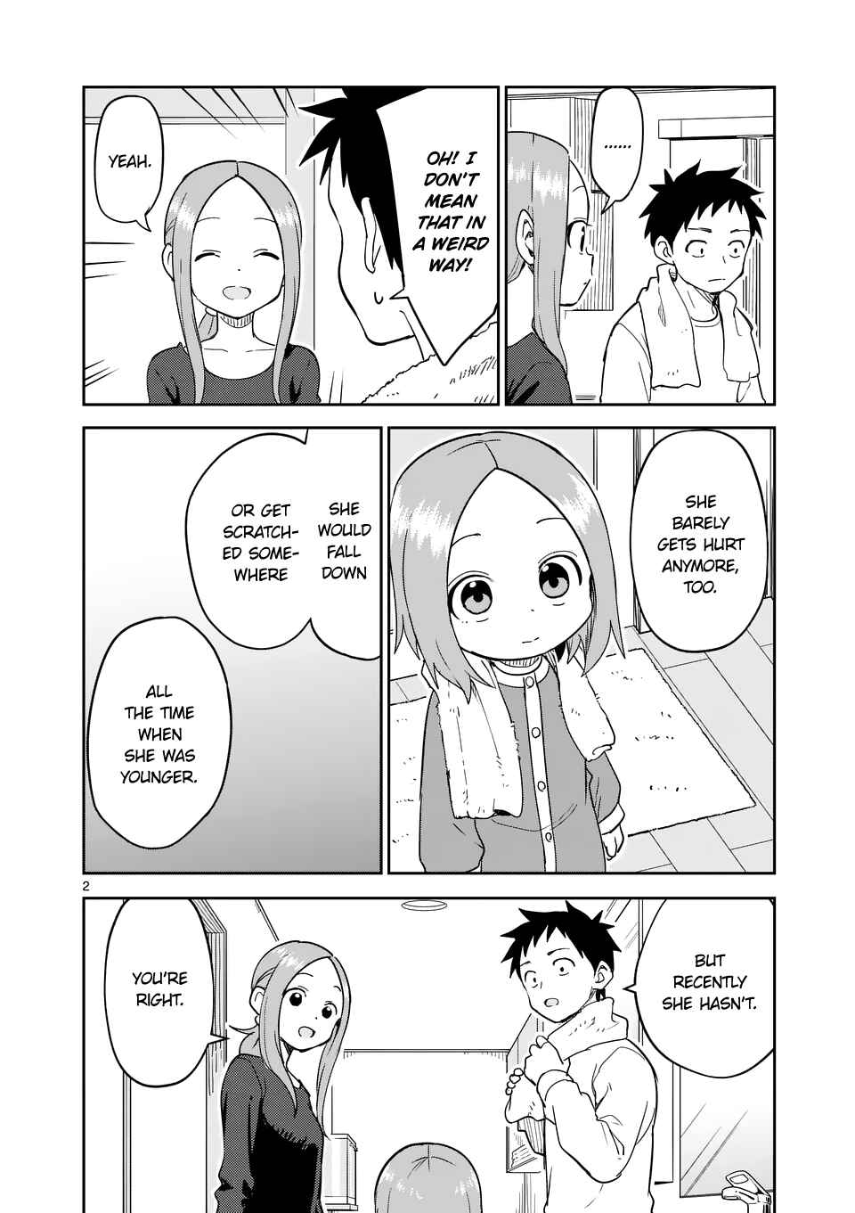 Karakai Jouzu no (Moto) Takagi-san Chapter 306 page 1