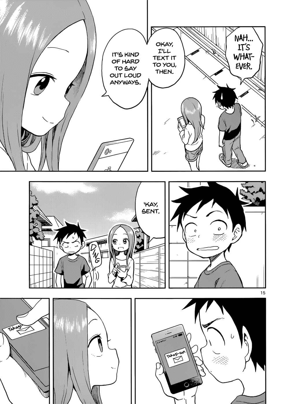 Karakai Jouzu no Takagi-san Chapter 107 page 14