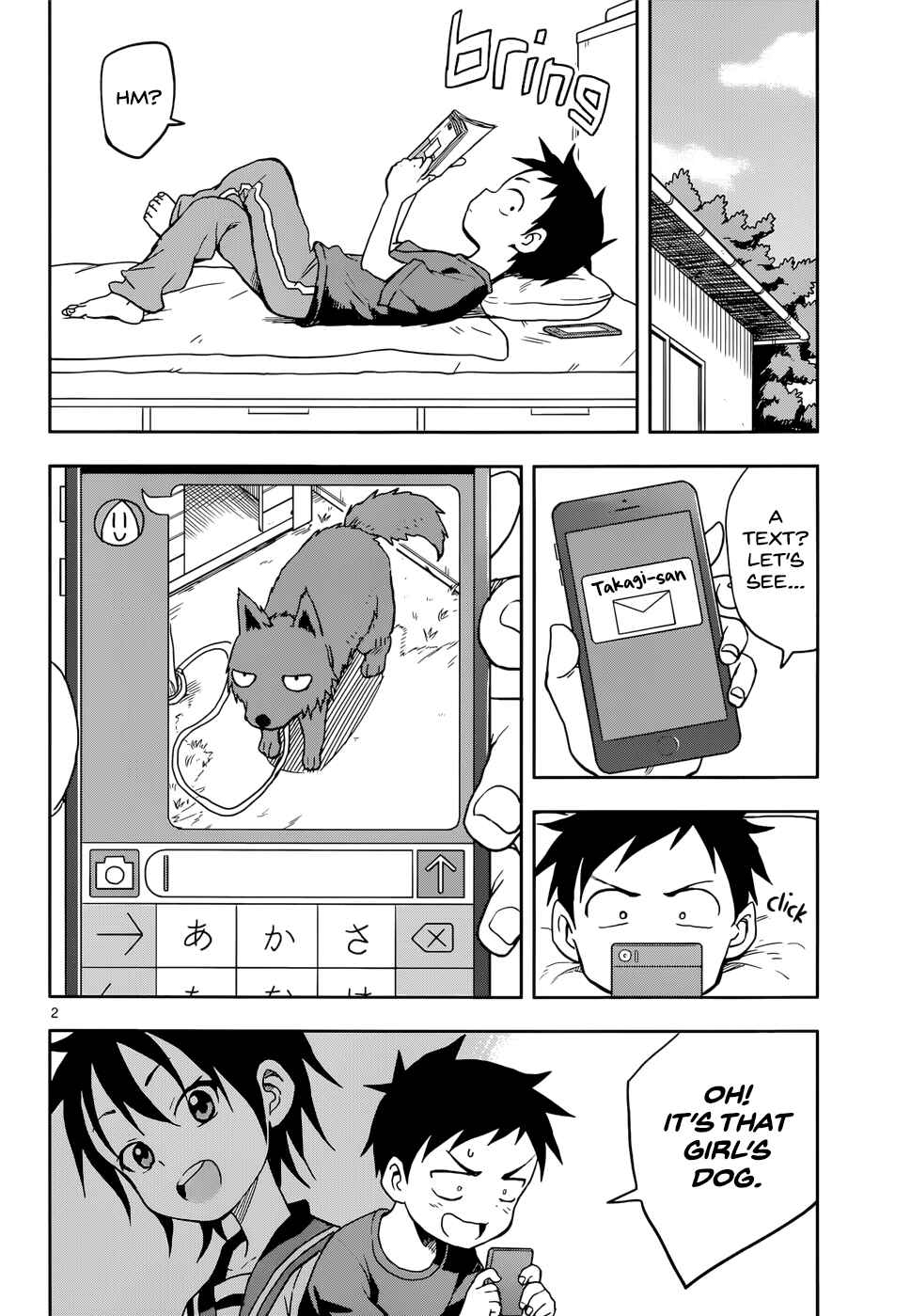Karakai Jouzu no Takagi-san Chapter 107 page 1