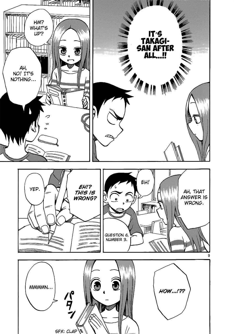 Karakai Jouzu no Takagi-san Chapter 11 page 9