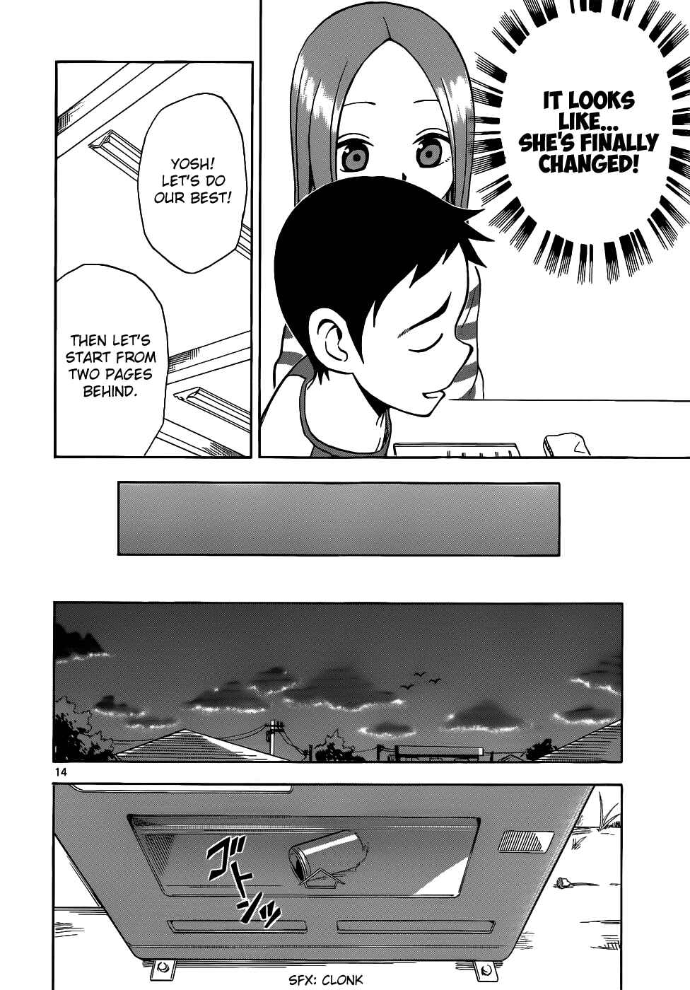 Karakai Jouzu no Takagi-san Chapter 11 page 14