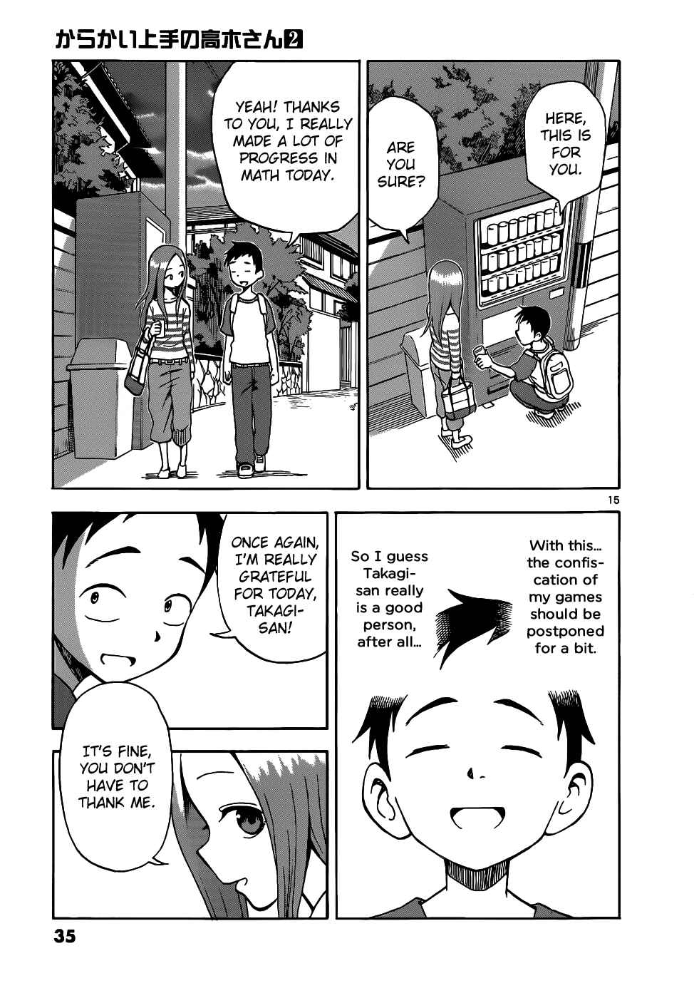Karakai Jouzu no Takagi-san Chapter 11 page 15