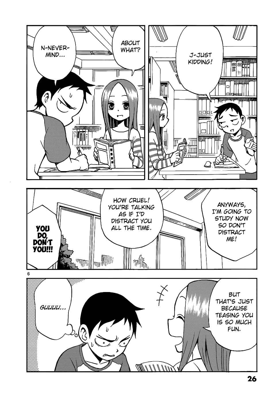 Karakai Jouzu no Takagi-san Chapter 11 page 6