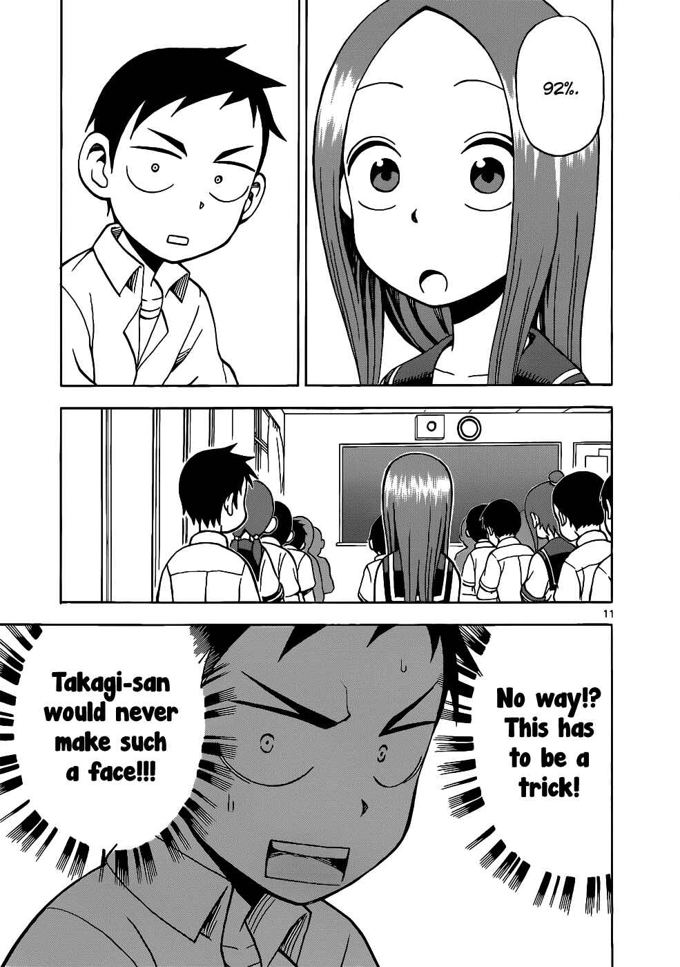 Karakai Jouzu no Takagi-san Chapter 12 page 11
